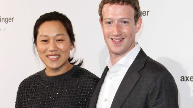 Mark Zuckerberg y Priscilla Chang