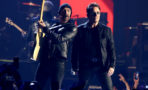 The Edge and Bono of U2