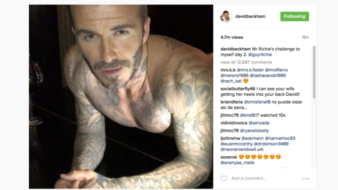 Instagram / David Beckham