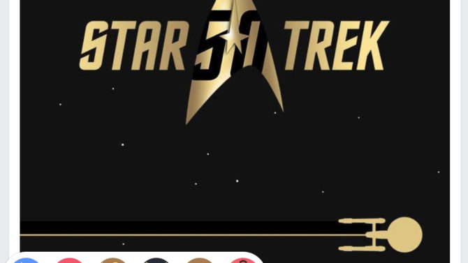 Facebook celebra aniversario Star Trek