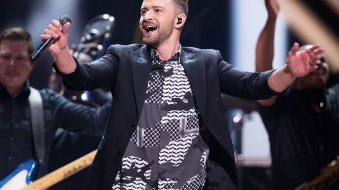 Justin Timberlake Eurovision Song Contest rehearsals,