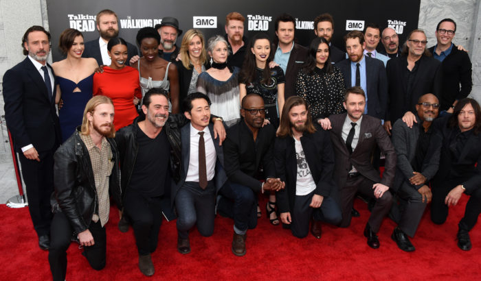 El elenco y productores de ‘The Walking Dead’