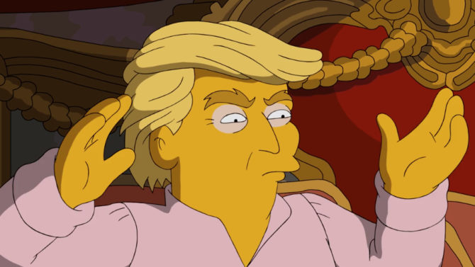 Donald Trump presidente The Simpsons