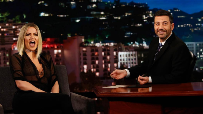 Khloe Kardashian y Jimmy Kimmel