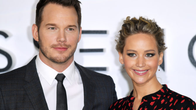 Jennifer Lawrence y Chris Pratt