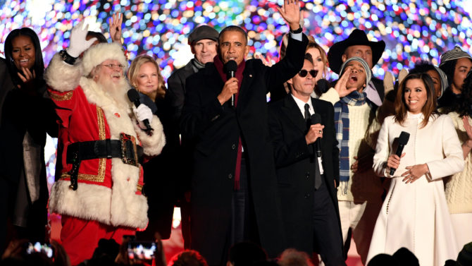 El presidente Barack Obama canta "Jingle